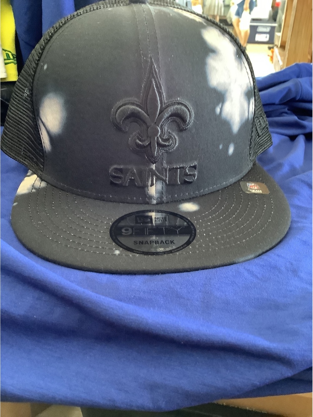 New Era 9FIFTY New Orleans Saints Black Snapback Hat